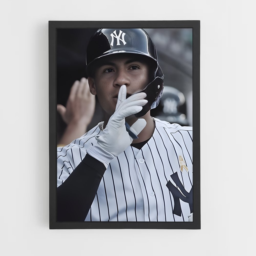 Poster Gleyber torres – affiche Baseball (vue 2)